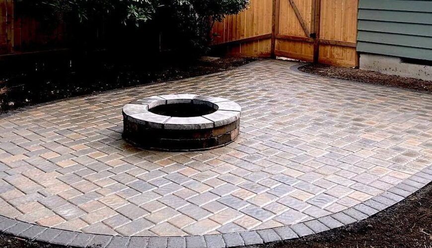 Installing a brick paver patio