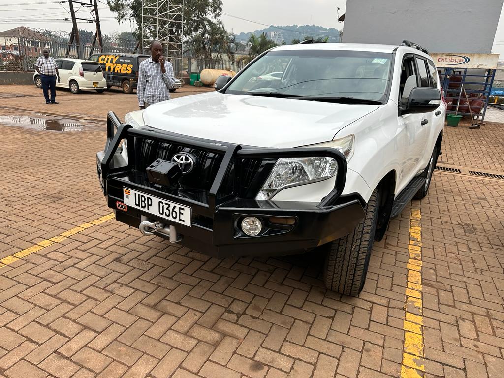 Land cruiser with driver Uganda