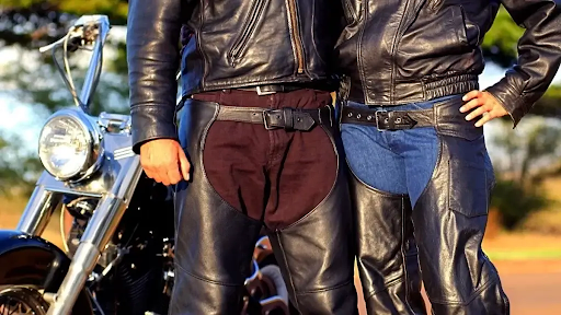 Leather Motorcycle Chaps