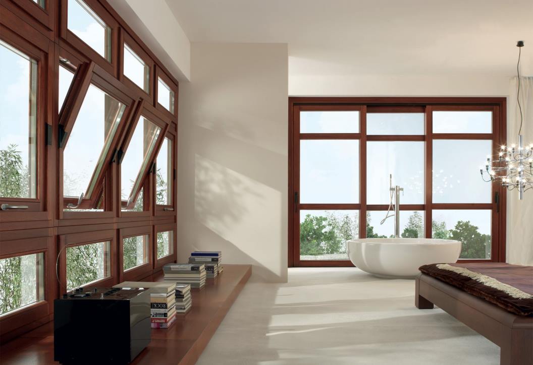 Timber Pivot Window