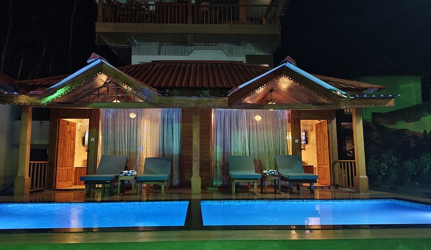 Beach Front Ocean Private Poll villas in Havelock