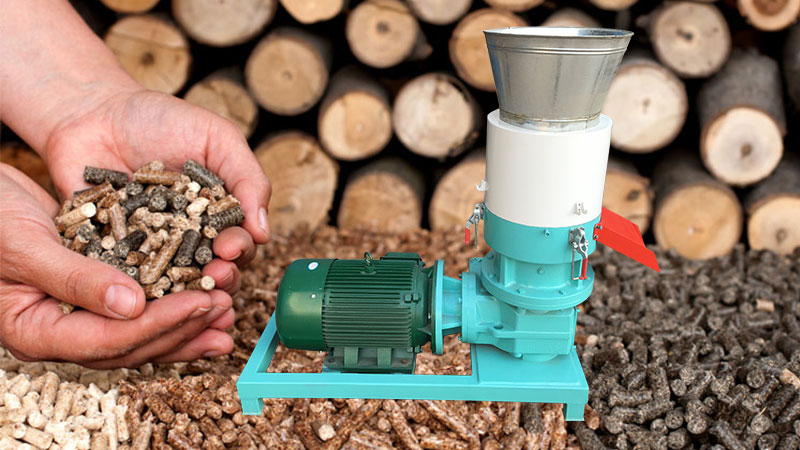 small wood pellet machine