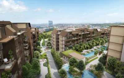 Comparing Floor Plans During a One Chuan Grove Showflat Visit