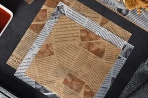 Standard Custom Greaseproof Paper Wraps for Daily Food Service