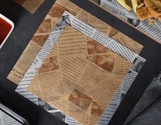 Standard Custom Greaseproof Paper Wraps for Daily Food Service
