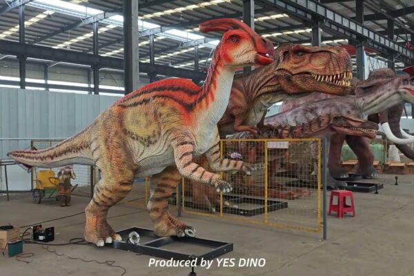 How Giant Dinosaur Statues Are Designed and Fabricated for Outdoor Attractions
